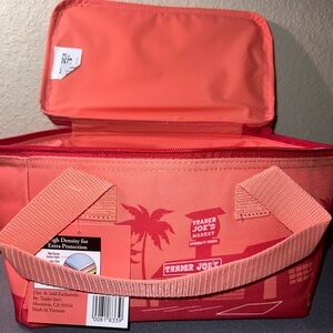 Trader Joe's Pink Insulated Lunch Bag